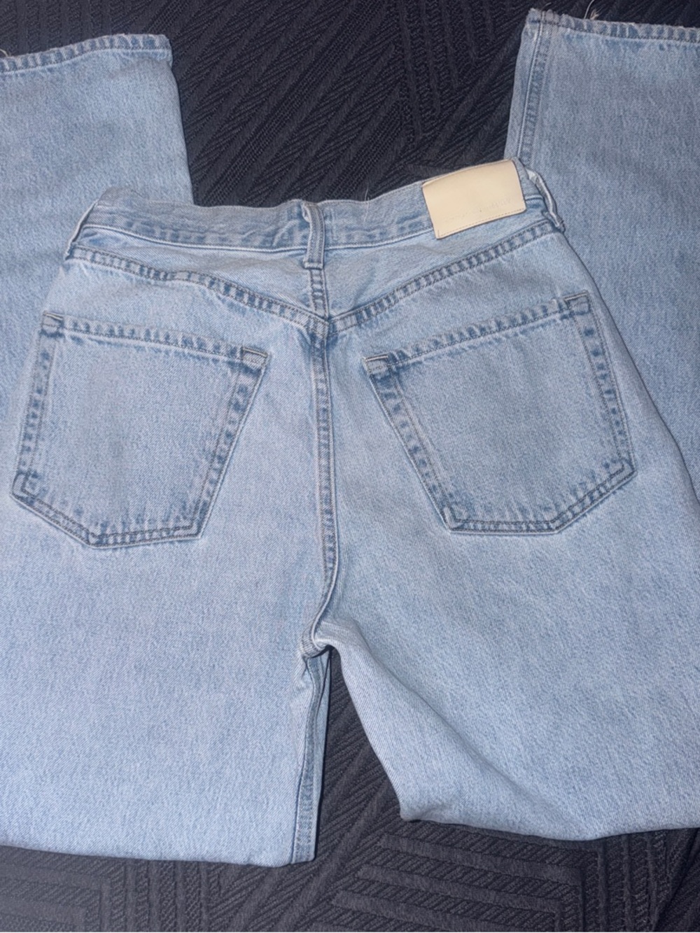 Citizens Of Humanity Ayla Light Blue Straight Leg Women's Jeans - Picture 10 of 11